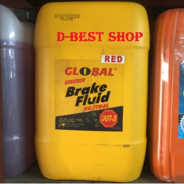 Minyak rem Global MERAH DOT 3 - 20 liter