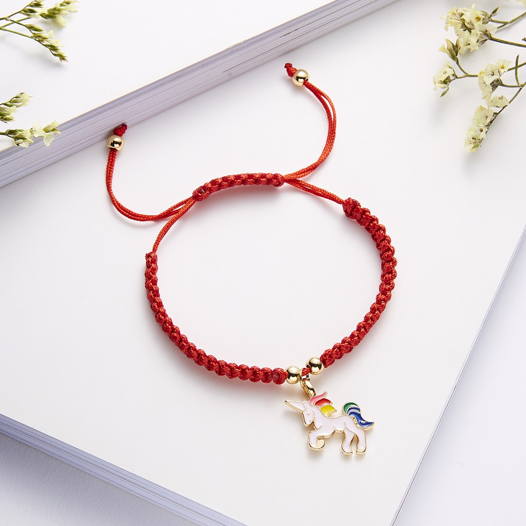 Wish Gelang Tali Merah Keberuntungan Adjustable Untuk Wanita