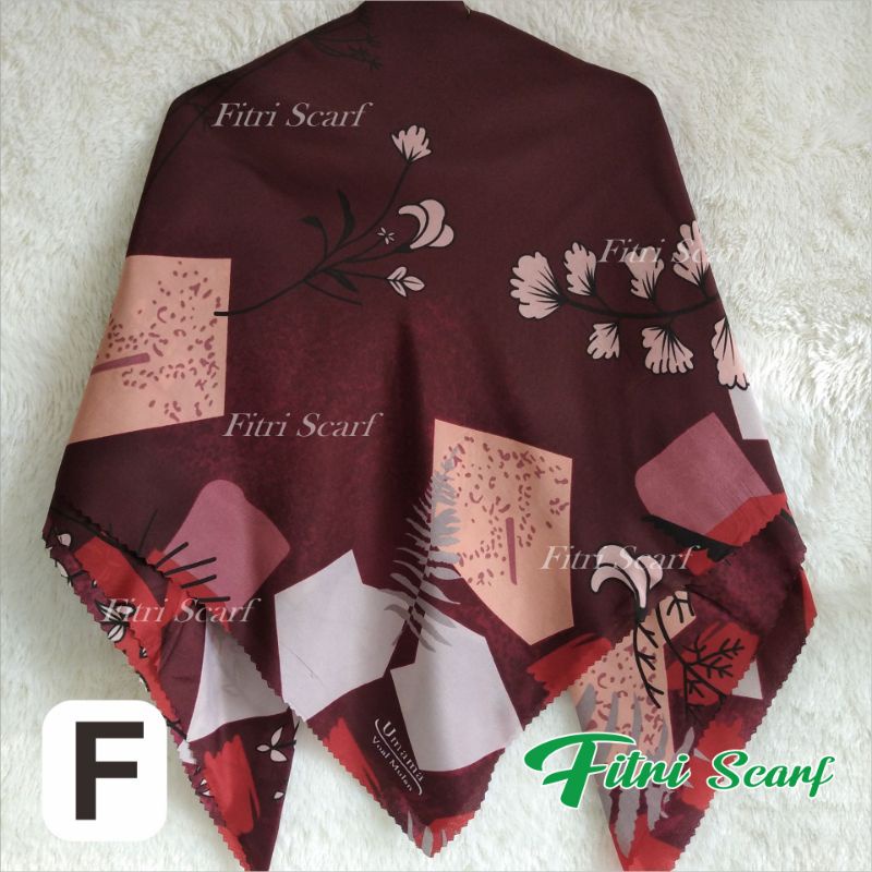 Jilbab PILIH WARNA PILIH MOTIF UMAMA LASER Hijab Kerudung Krudung Segi Empat Motif MULAN D4 119-F