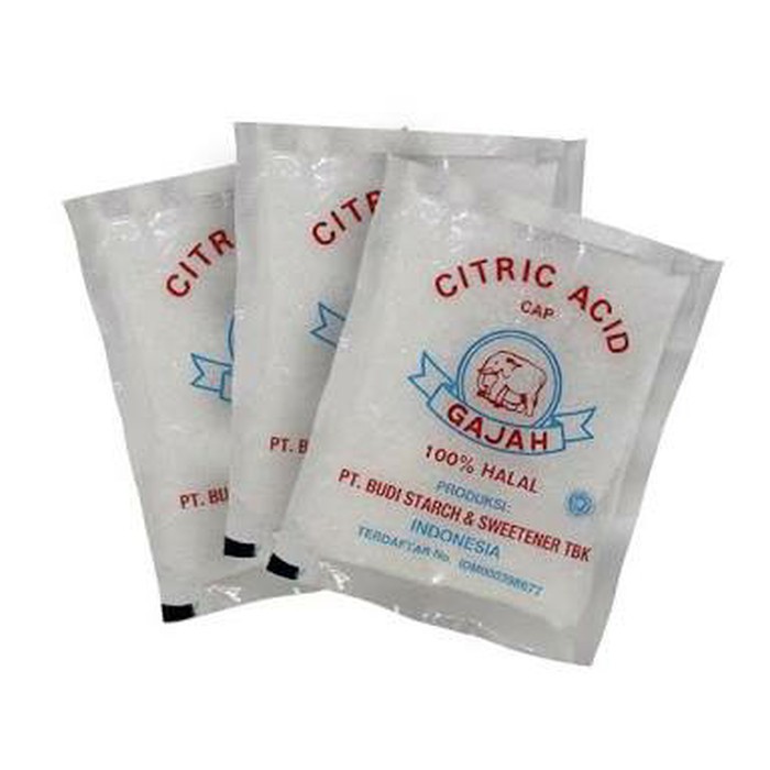 Asam Citrun 50 gram Cap Gajah / Asam Citrat / Citric Acid