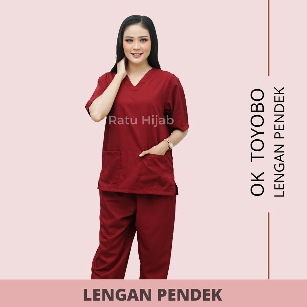 [Czk31au22w] Baju OK OKA LENGAN PENDEK Dokter Petugas medis Perawat Jaga Toyobo Original Premium PAR