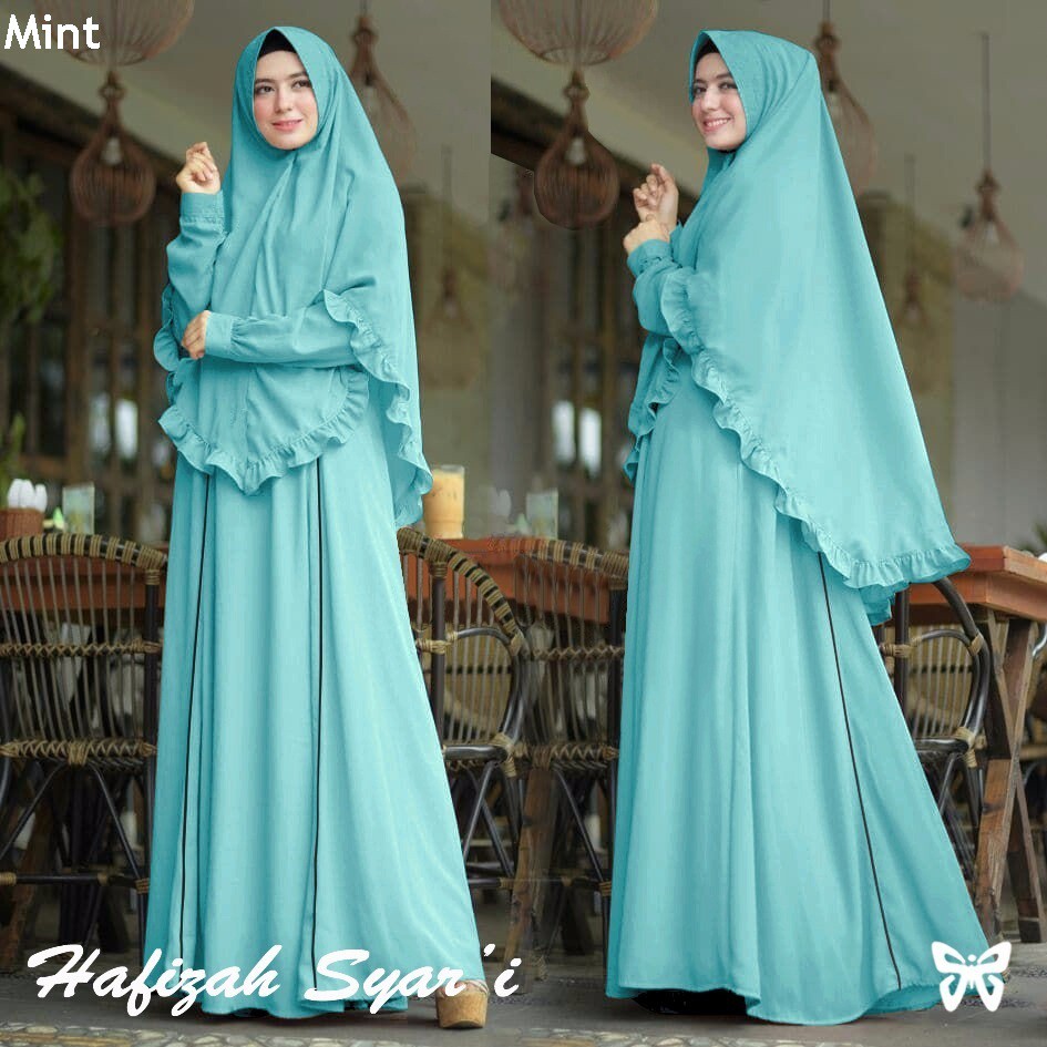 HOPYLOVY - Gamis Hafizah Syari Jersey