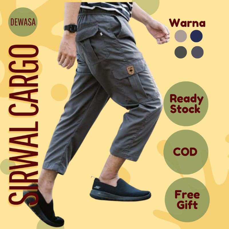 Sirwal Cargo Slim Dewasa Al Hanif
