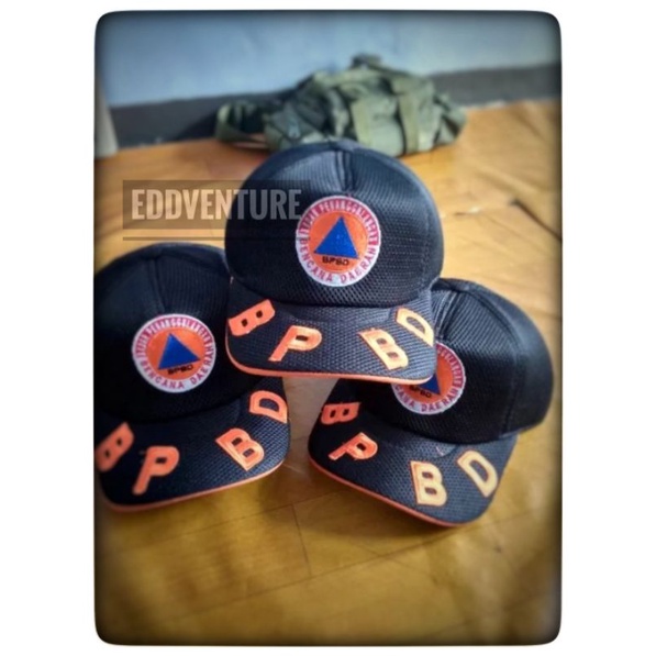 Topi BPBD / Topi Bordir BPBD / Topi Full Bordir BPBD / Topi Kasual BPBD / Topi Lapangan BPBD / Topi Kerja BPBD