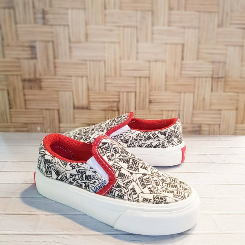 SEPATU ANAK VANS SLIP ON MOTIF SIZE 21-35