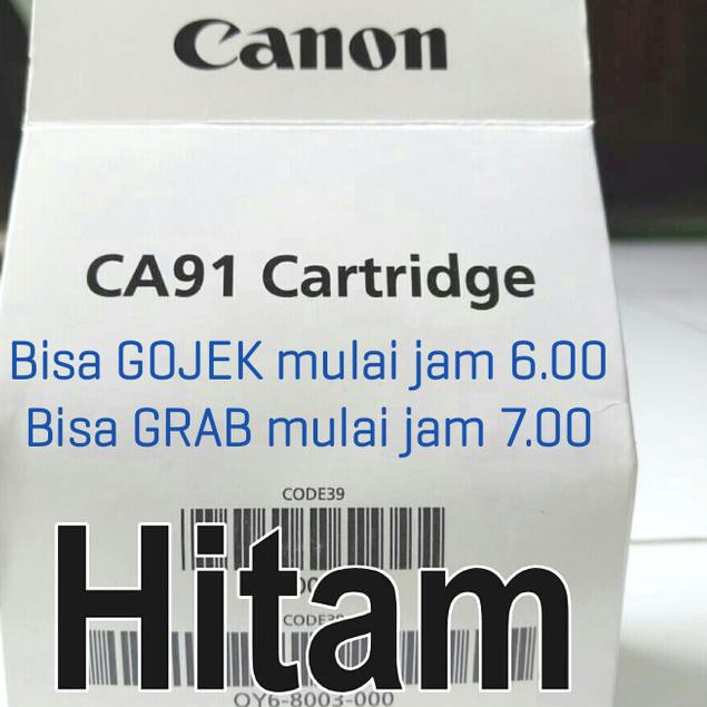 Langsung Atc-006  PRINT HEAD CANON G1000 G2000 G3000 G4000 CA91 BLACK CARTRIDGE - Hitam