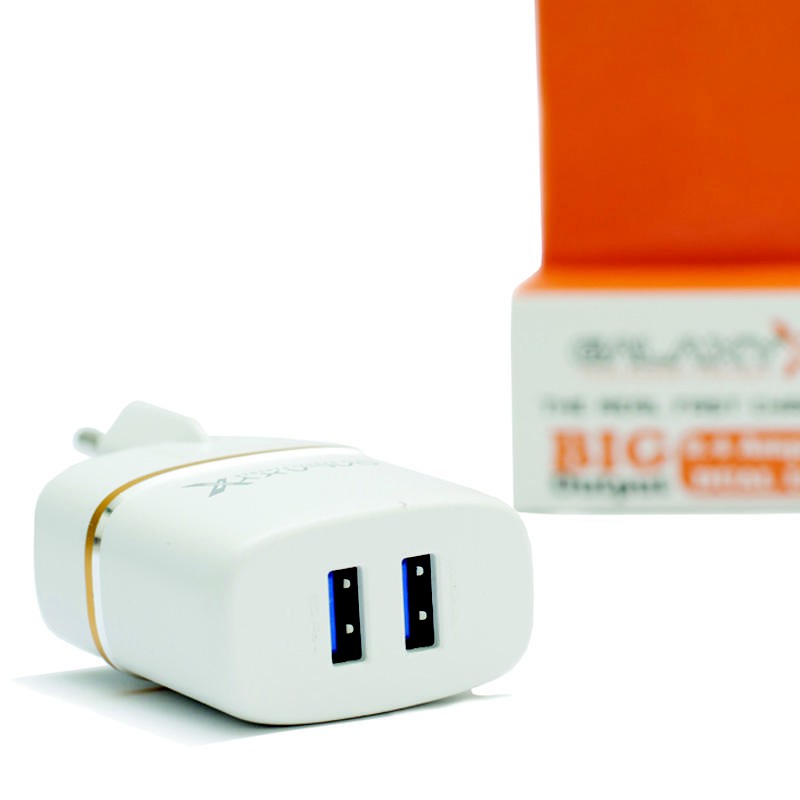 Galaxy X Charger Big Output 2.4 Ampere Dual USB