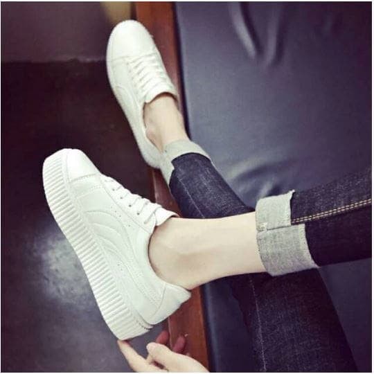 Sepatu sneaker puma putih wanita jogging running casual modis murah lucu top