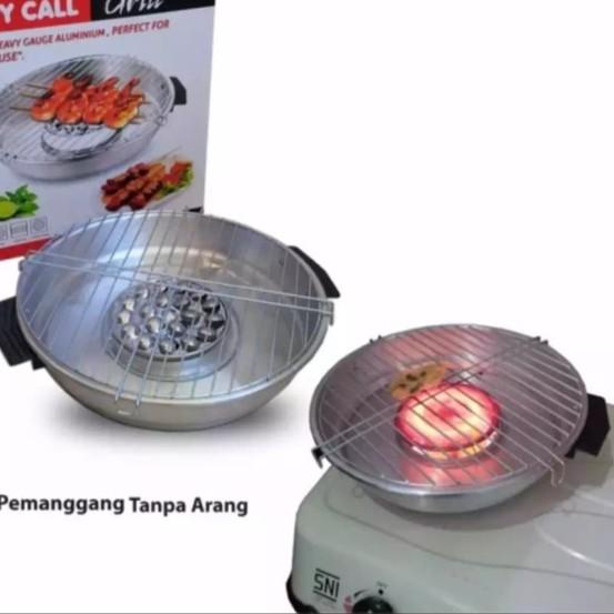 HAPPY CALL Grill Pemanggang / Panggangan Sosis , Ikan , Sate dll