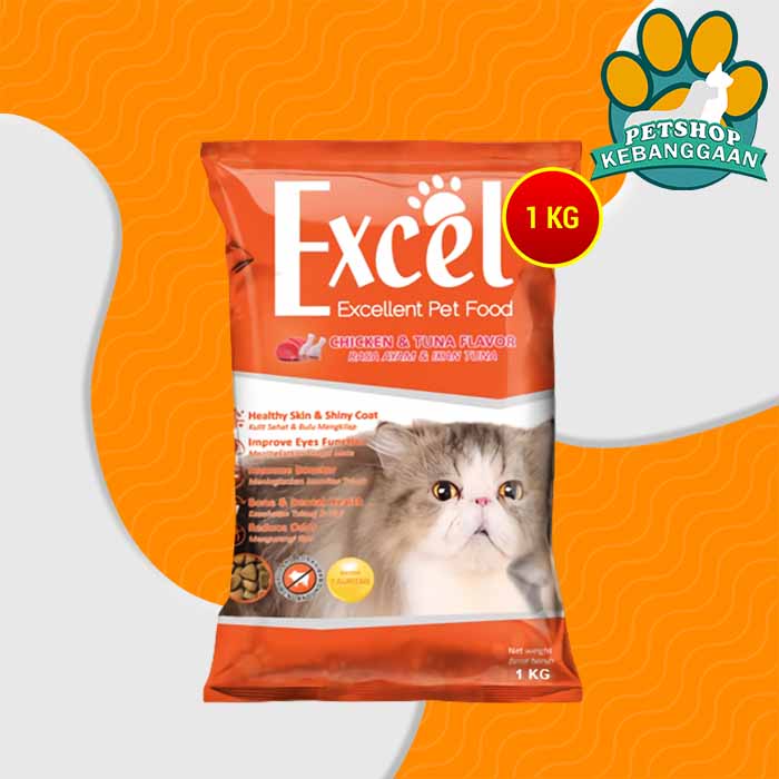 Makanan Kucing Excel Cat Food 1 KG