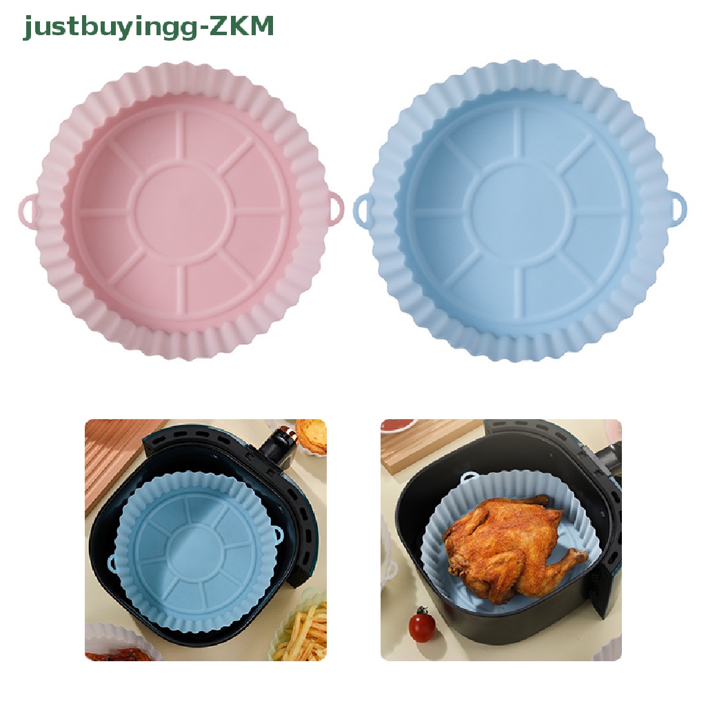 (justbuyingg) Airfryer / Loyang Pizza / Ayam Bentuk Bulat Bahan Silikon