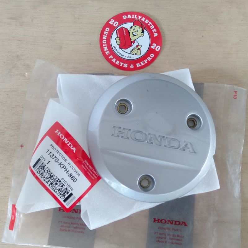 COVER PROTECTOR TUTUP BLOK MESIN KOPLING KANAN HONDA KIRANA KARISMA 125 ORIGINAL ORI 11370-KPH-880