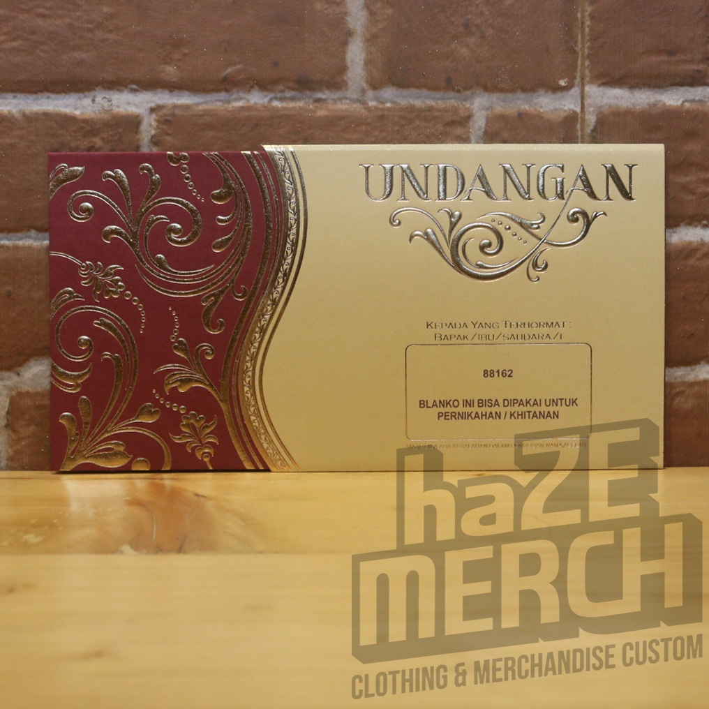 

Undangan Pernikahan / UD-88162 / Undangan Murah / haze merchandise
