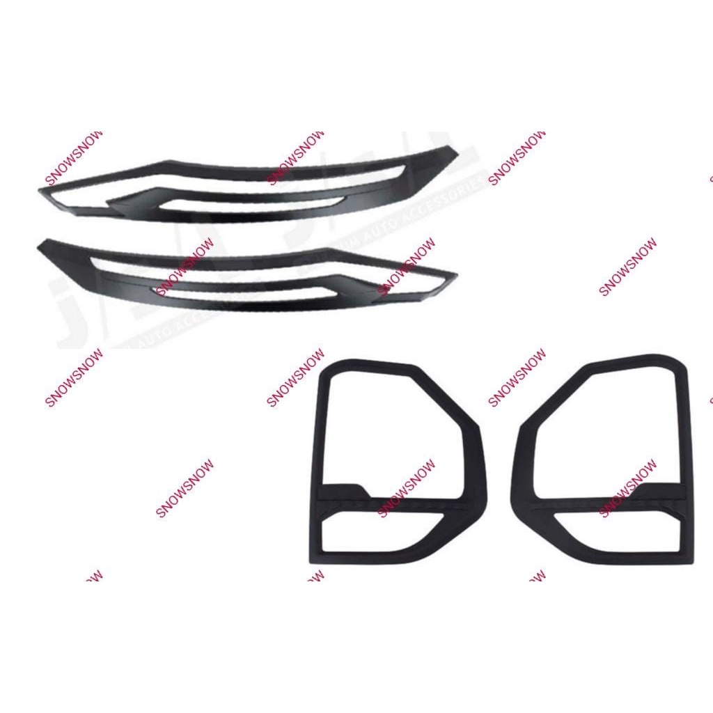 Paket Garnish Depan Led Position Livina 2019 2022 Up Hitam Chrome Carbon