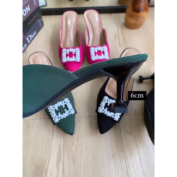 DECLARE&amp;DEE CHELSEA HEELS SANDAL KONDANGAN WANITA 6 CM