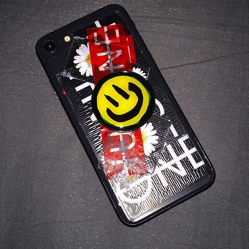 Gd Ins Same Bracket Airbag Motif Bunga Daisy Tersenyum Untuk Holder Handphone