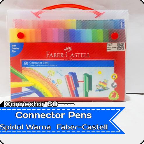 

Connector Pen Faber Castell 60 & 80 Color / Spidol Warna Faber Castell