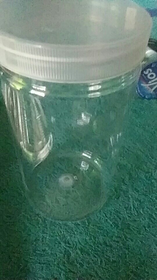 Toples/ Jar Plastik Tinggi Tanpa Gagang 1000 Ml Cokelat/kue Kering Murah Astor Keju Ikan Cupang