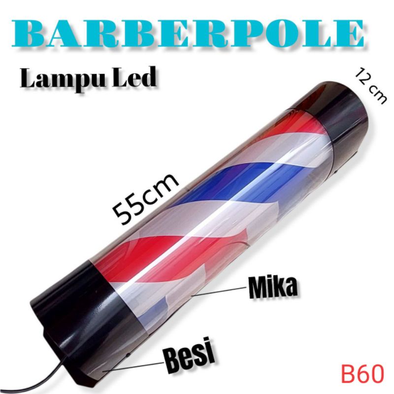 lampu barbershop . lampu LED barbershop. lampu barber pole. barber pole