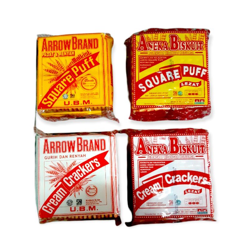 Jual Aim Biskuit Aneka Biskuit Gr Cream Crackers Square Puff Gr