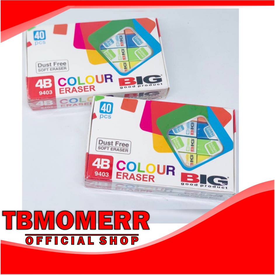 

SOFT ERASER 9403 COLOUR ISI 40 BIG / PACK