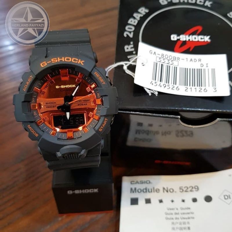 Gshock  GA 800BR 1ADR /GA-800BR-1ADR