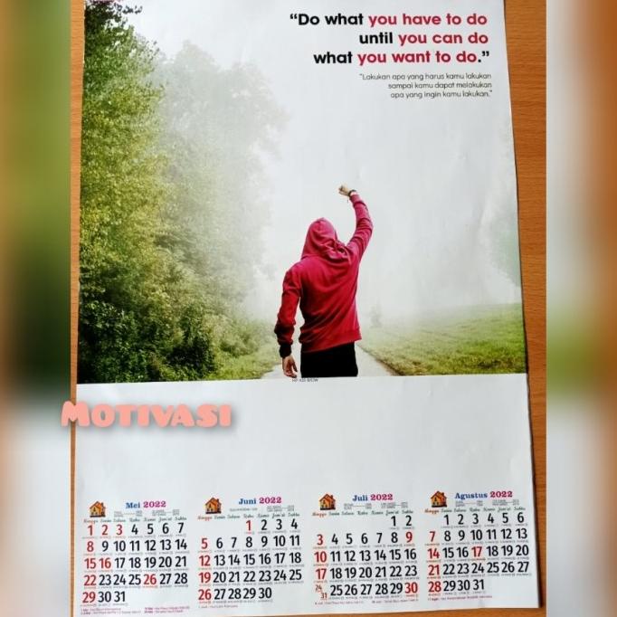 Grosir Kalender Dinding Caturwulan 2022 (2) - Motivasi