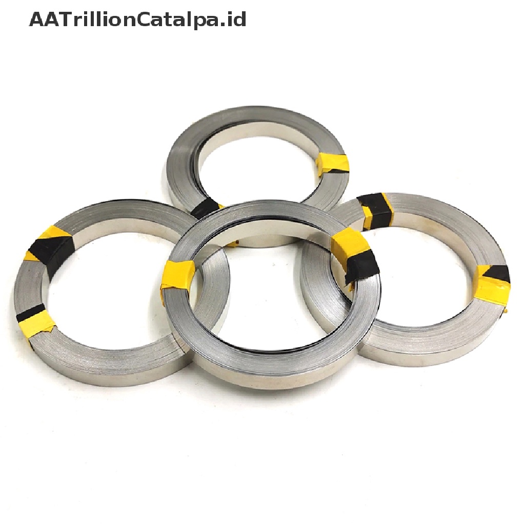 Aatrillioncatalpa Plat Nikel Panjang 10m Untuk Konektor Baterai Li-ion 18650