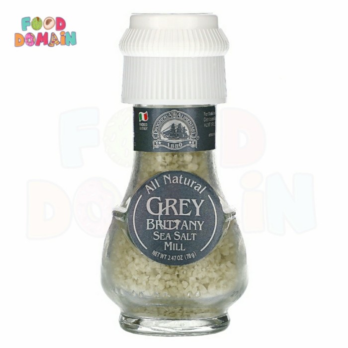 

Drogheria & Alimentari All Natural Grey Brittany Sea Salt Grinder 70g