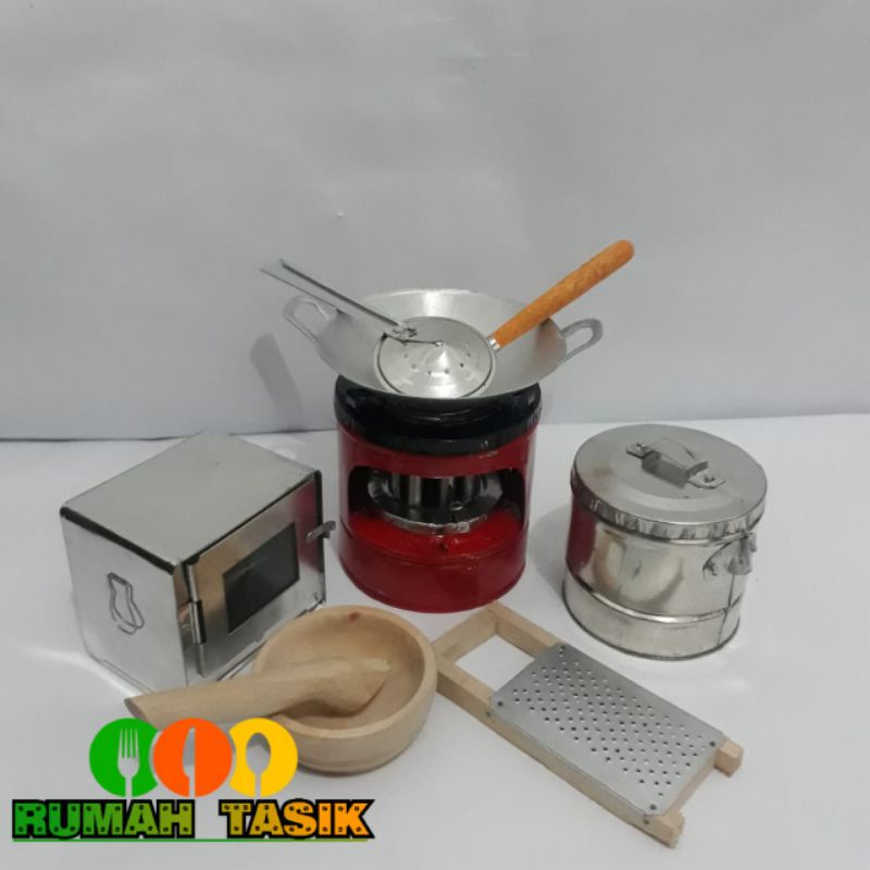 Kitchenset Mainan Masak Masakan Anak Tradisional Paket RT005