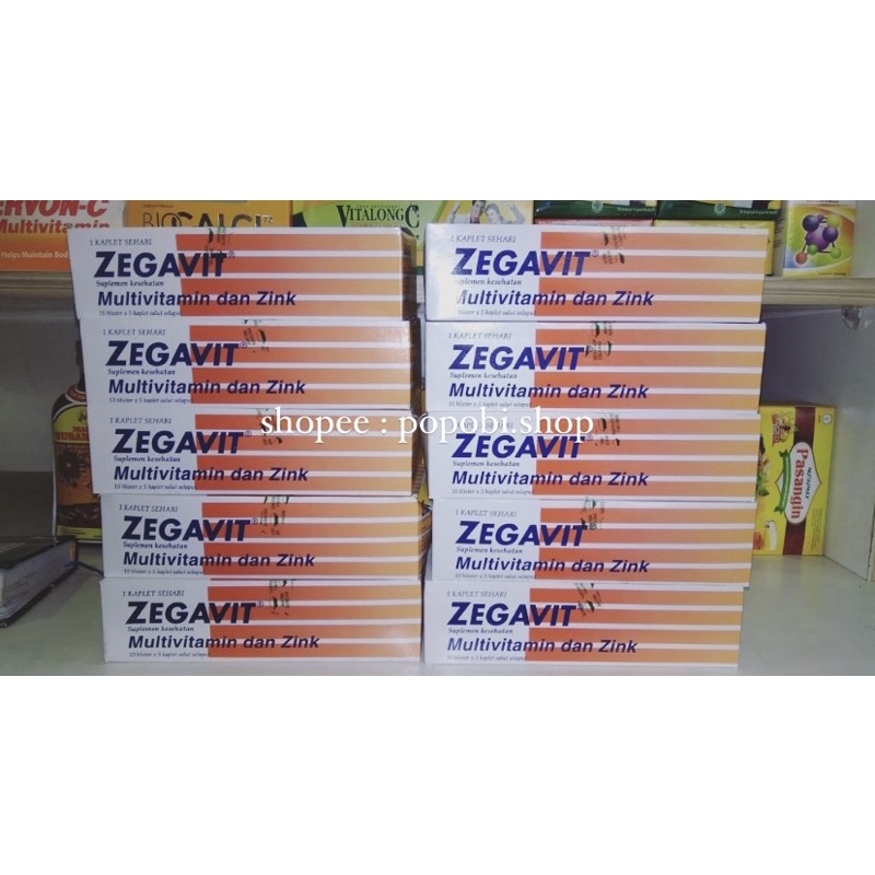 ZEGAVIT MULTIVITAMIN ZINC | VITAMIN DAYA TAHAN TUBUH PER STRIP