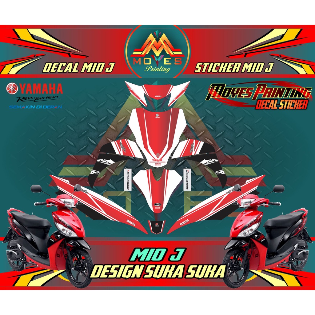 decal mio j full body - decal stike motor mio j