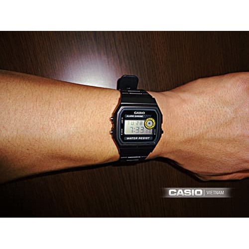 Casio Original F94WA 8D 9D / F-94WA 8D 9D Jam Tangan Pria Digital Karet Hitam - Tanpa Kotak MIKA