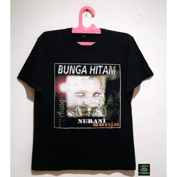 kaos band si bunga _ hitam