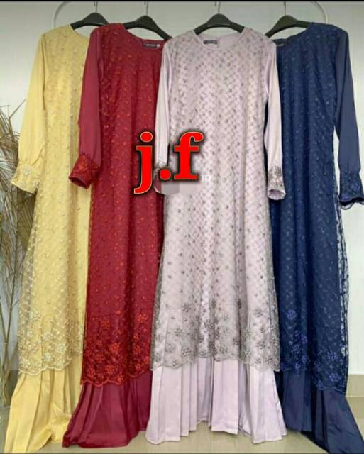 Gamis full tile / burkat