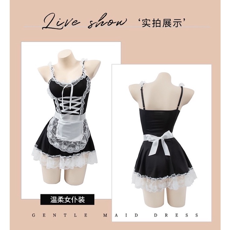 Lingerie Cosplay Costume Maid Uniform Sexy/ Sexy Lingerie Cosplay Pelayan Baju Sexy Wanita / Costume Lingerie 141