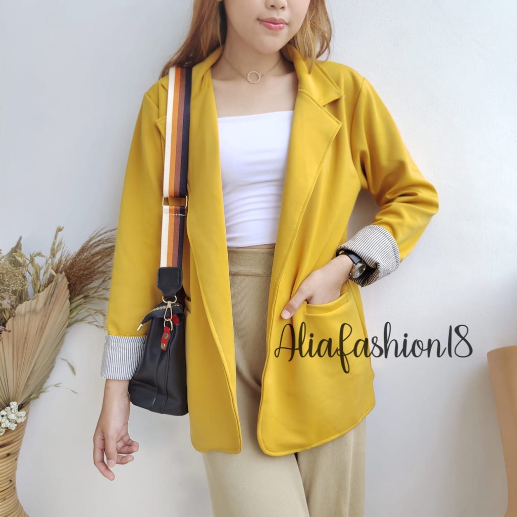 BLAZER SCUBA WANITA/BLAZER SCUBA/BLAZER (6800)