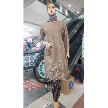 TUNIK SHANUM // BAHAN TILLE BORDIR MUTIARA // By ALDI KEBAYA