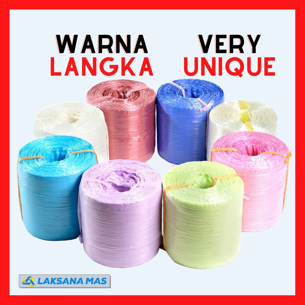 

HJK Tali Rafia Plastik Laksanamas Super/Glossy Limited Edition Warna Special (Space Colour) ukuran