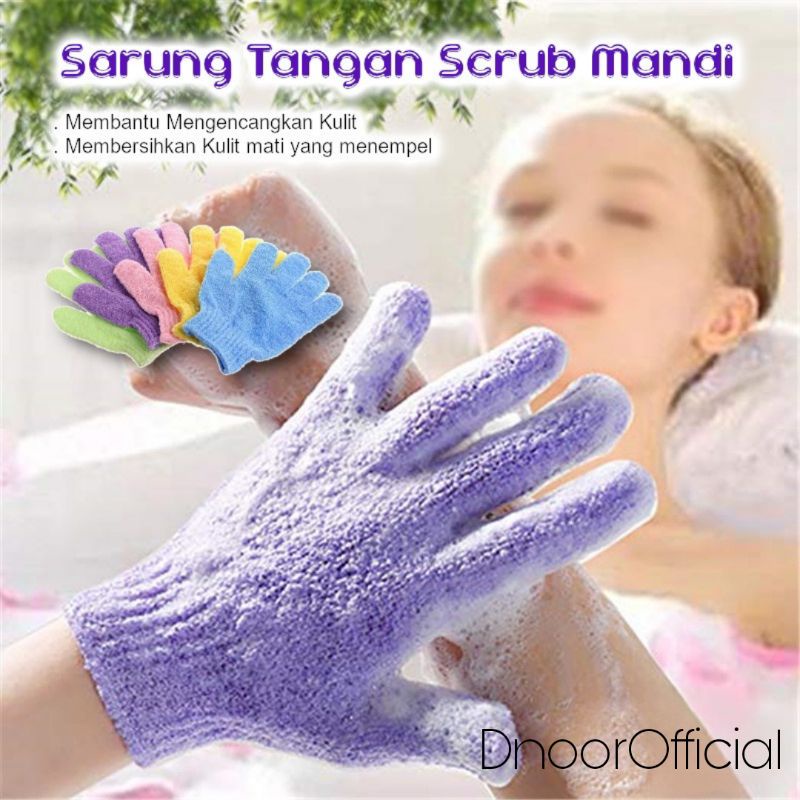 Sarung Tangan Mandi, Sikat Sarung Tangan Buat Badan / Body Scrub Glove