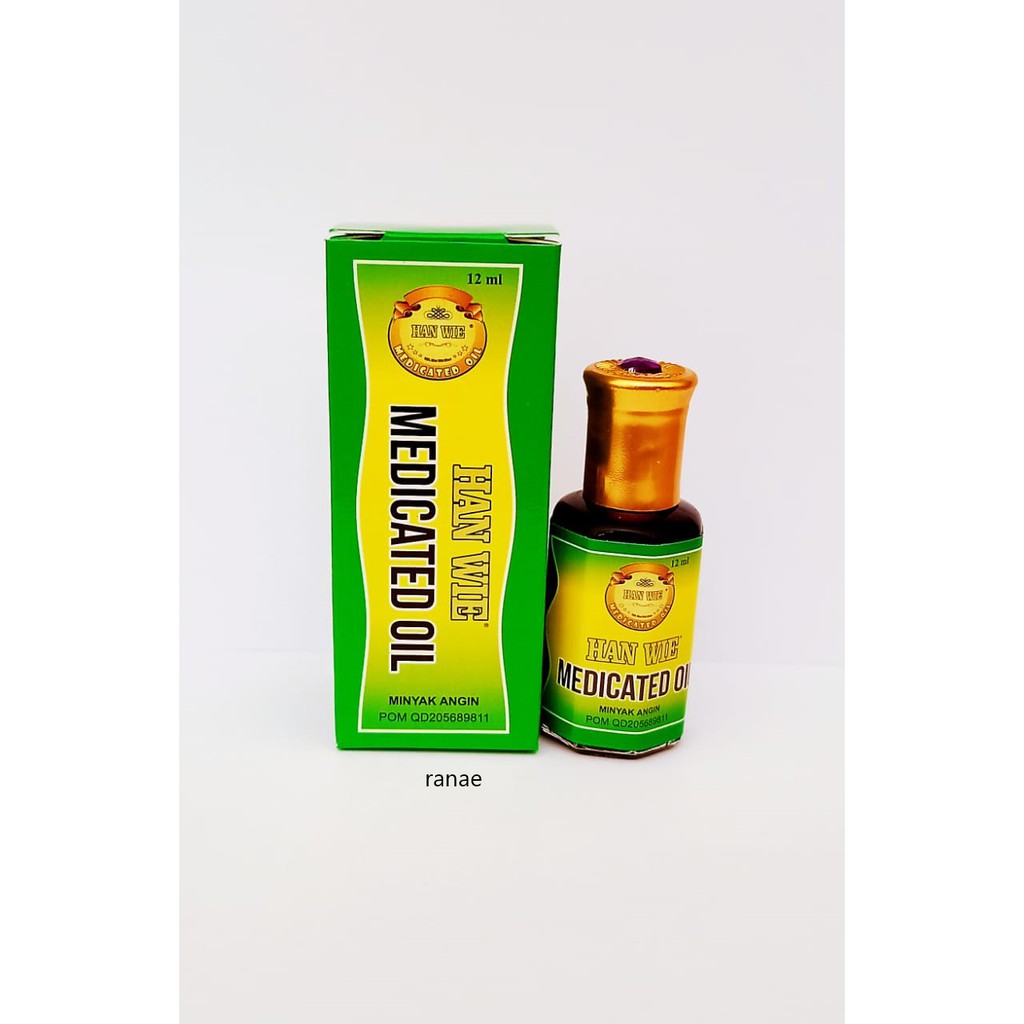 Han Wie Medicated Oil 12ml - Membantu meredakan gejala masuk angin