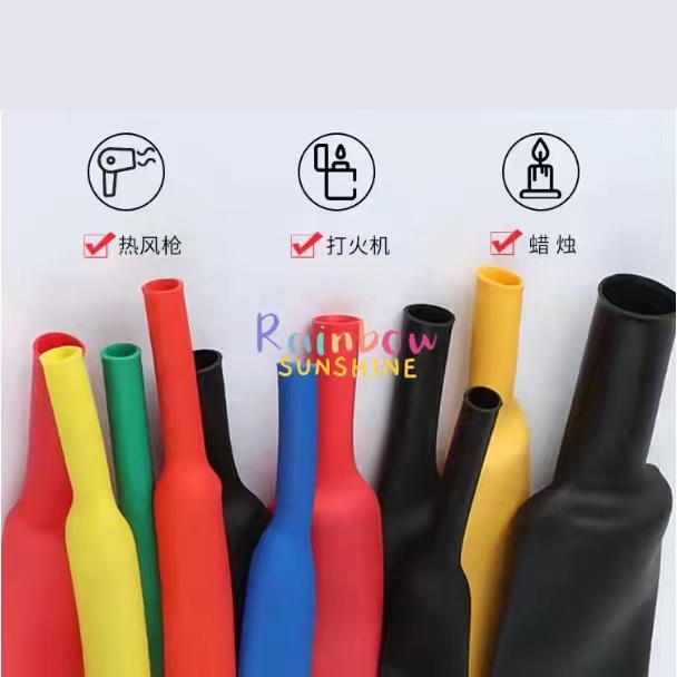 Heatshrink Diameter 3mm Heat Shrink Tubing Selongsong Kabel Bakar