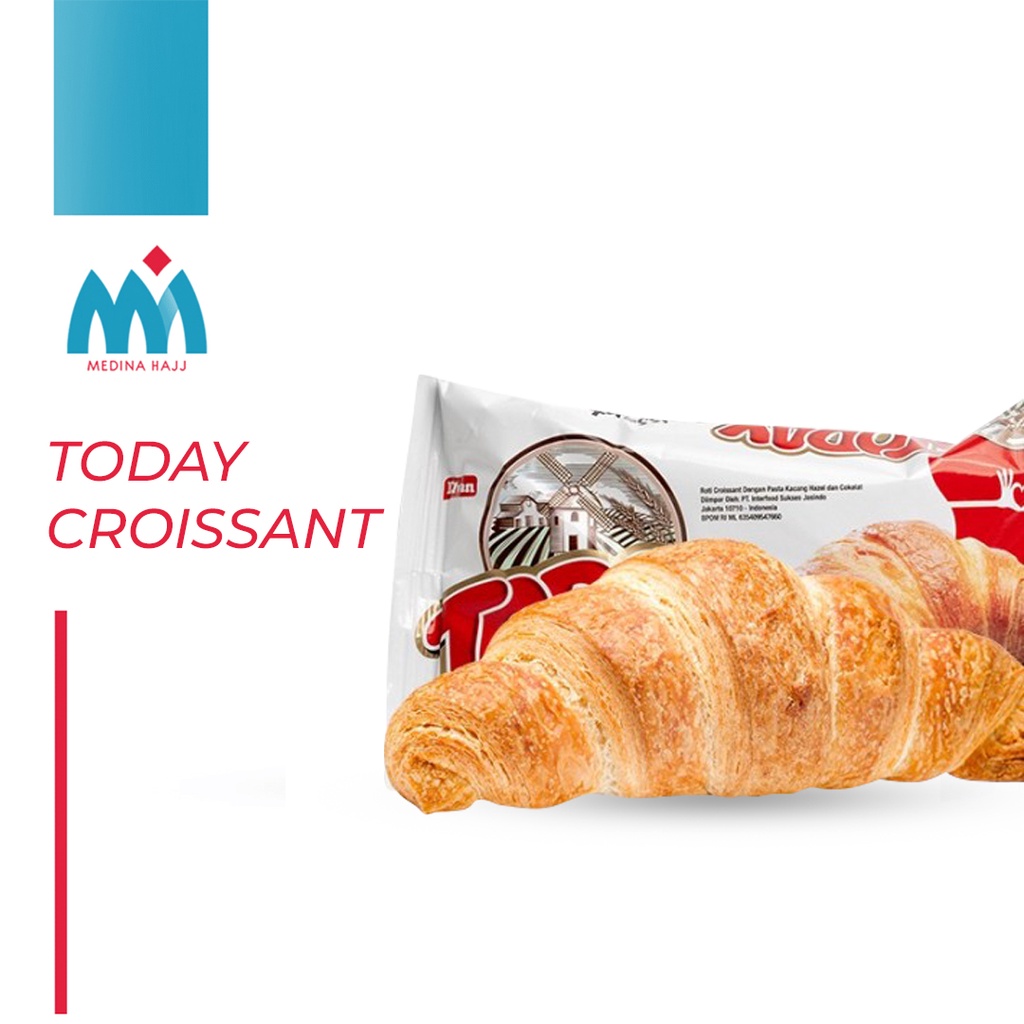

Croissant Eleven Today Satuan/Roti Croissant Oleh-oleh haji dan umroh