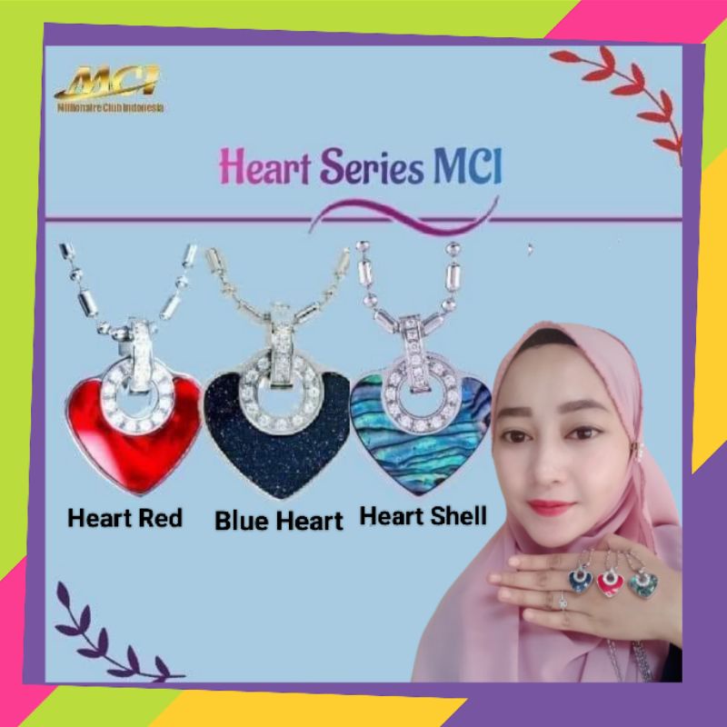 KALUNG PENDANT HEART SERIES MCI ORI