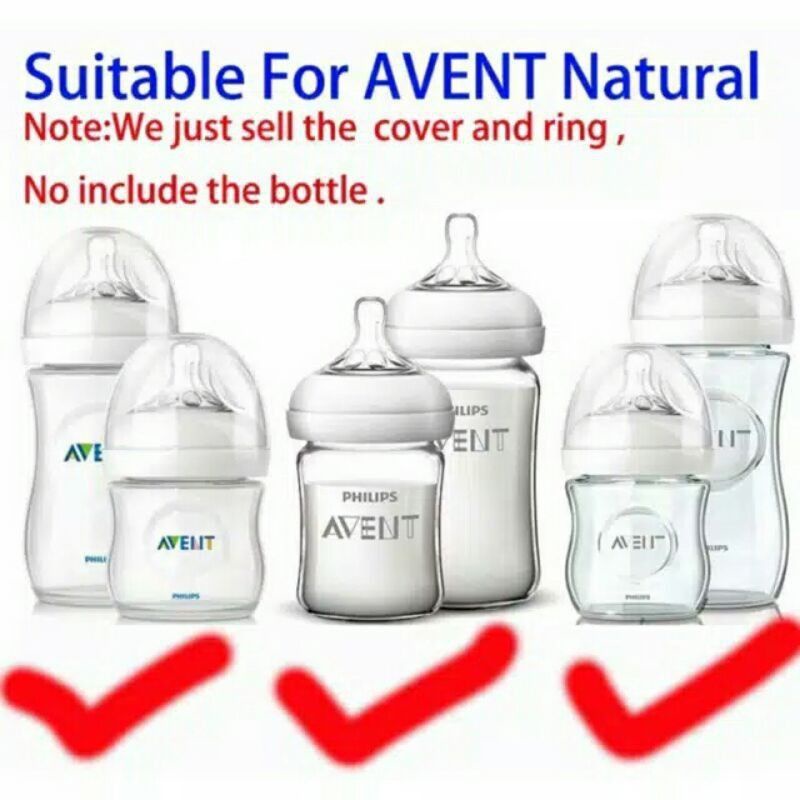 tutup botol Avent natural OEM / RING + COVER cocok botol Avent natural