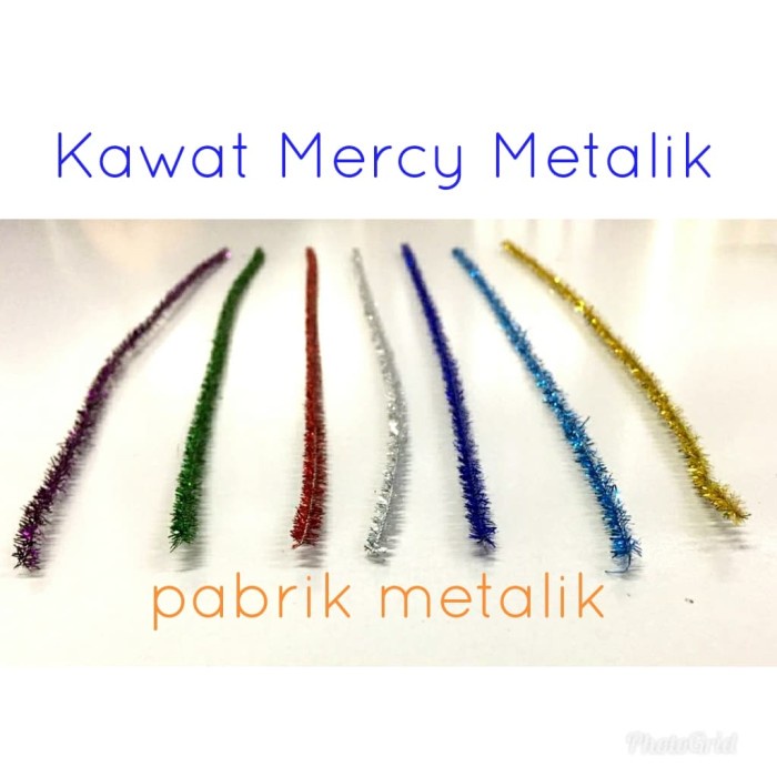 

Kawat Bulu Mercy Metalik / Metalic ( Per Pcs) - Grosir - Merah