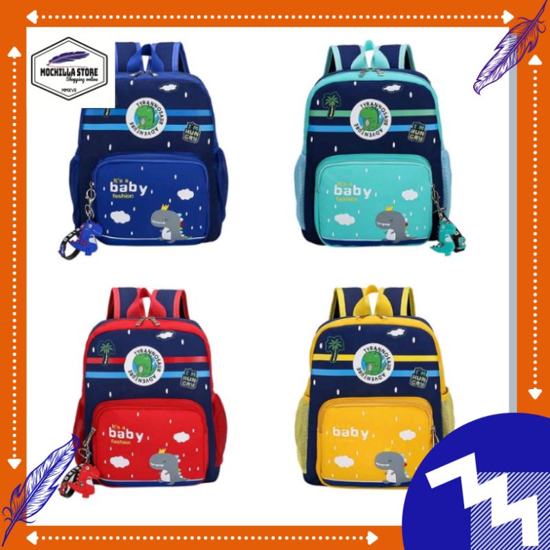 Mochillastore - Tas Sekolah Backpack Anak Laki-Laki Perempuan Tas Karakter Baby Dinosaurus Termurah TasPopuler Tas hot Sale and Big sale