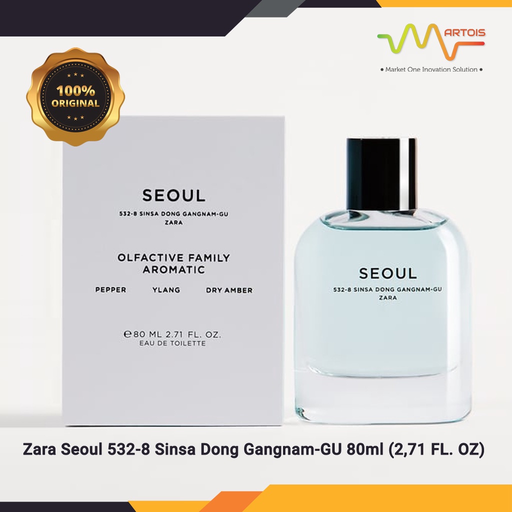 Parfum Zara Original Seoul 532-8 Sinsa Dong Gangnam-GU 80ml (2,71 FL. OZ)