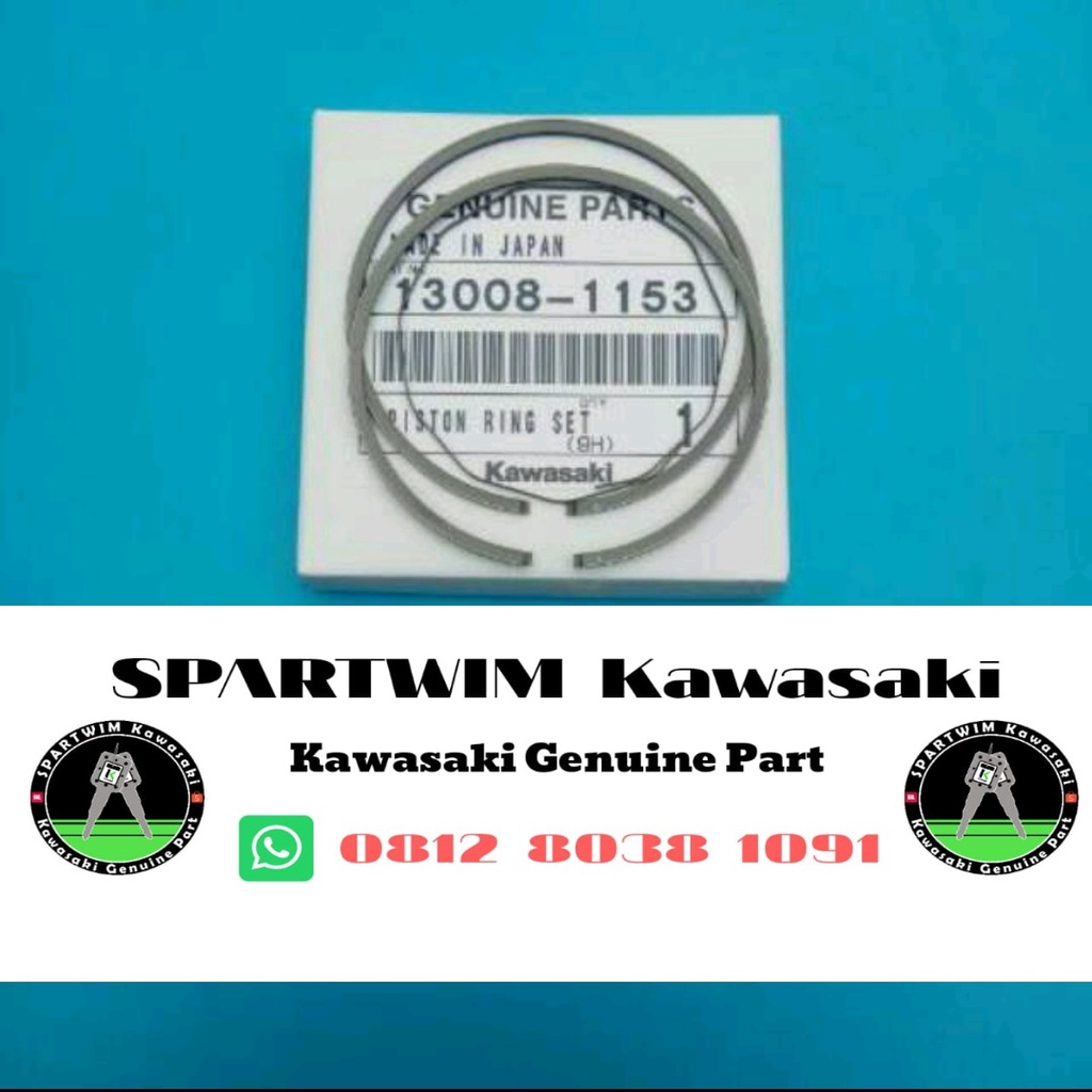 Ring set piston ring seher seker standar Ninja 150 RR R SS original kawasaki