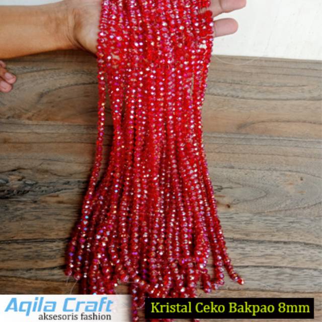 Kristal ceko bakpao  ( golongan spesial)  8mm